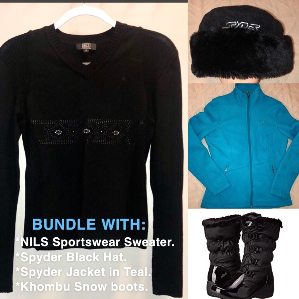๐ Spyder Women's Endure Full Zip Jacket Teal - Picture 6 of 6